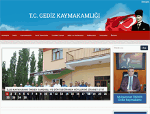 Tablet Screenshot of gediz.gov.tr