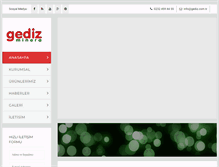 Tablet Screenshot of gediz.com.tr